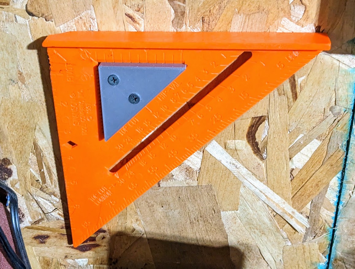 Swanson speed square wall mount by skyhigh download free stl model