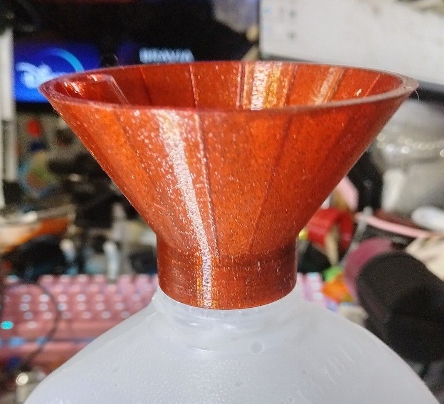 Milk Jug Funnels for water distallation by Nerys Download free STL