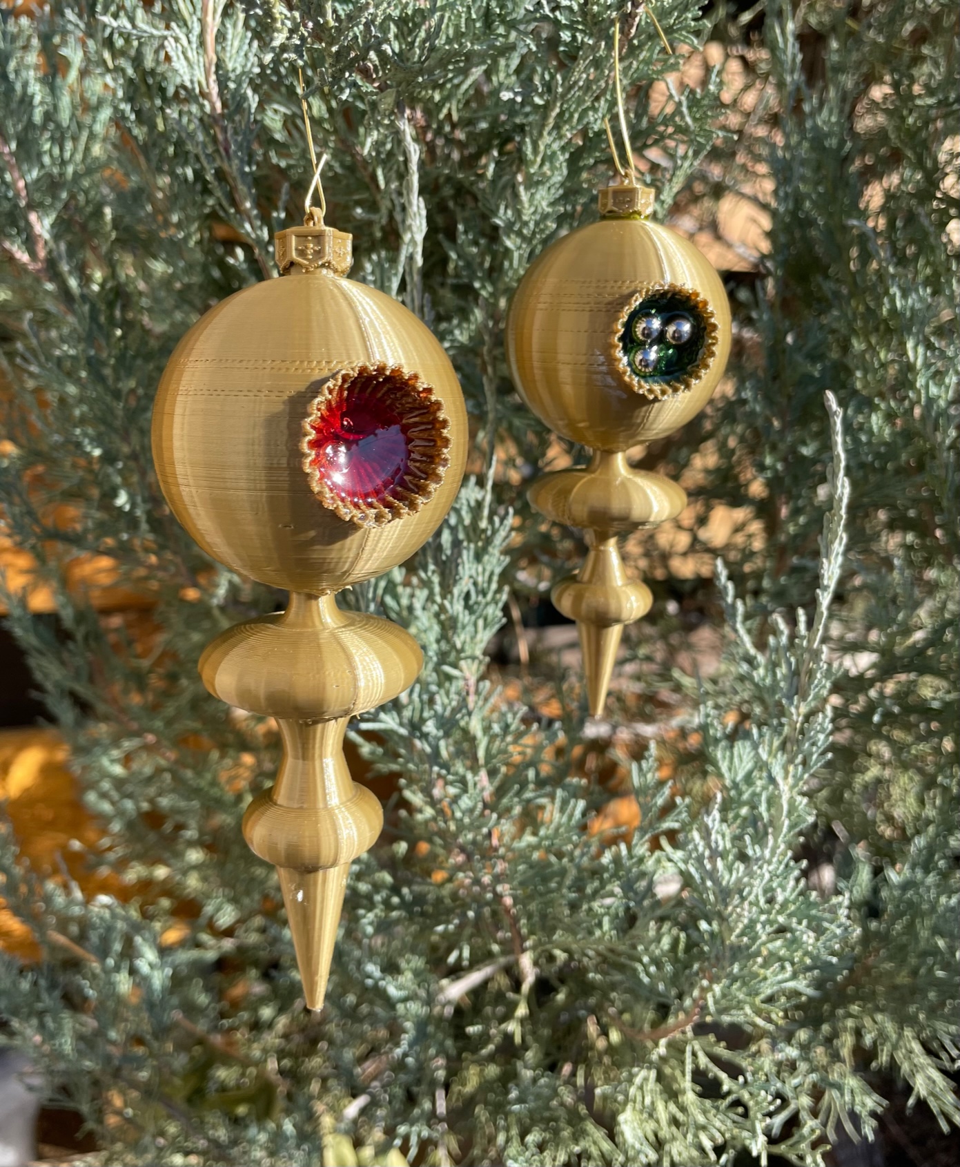 Starburst Spindle Ornament