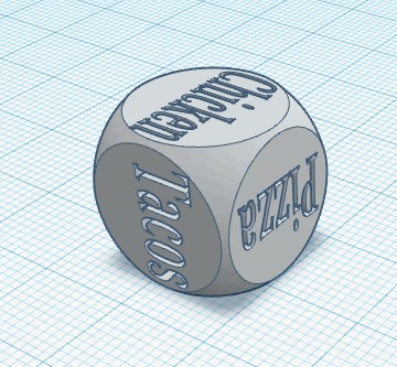 Dinner Dice - Let fate decide!