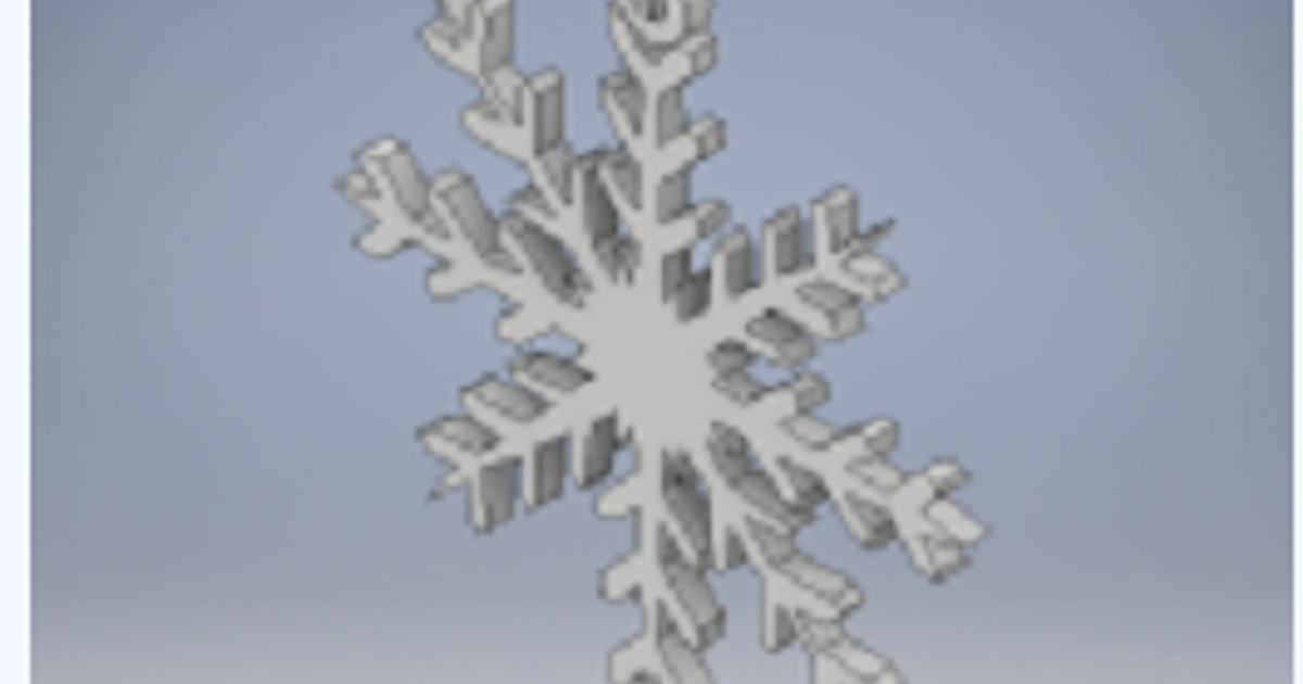 Snowflake1 by MaverickR | Download free STL model | Printables.com