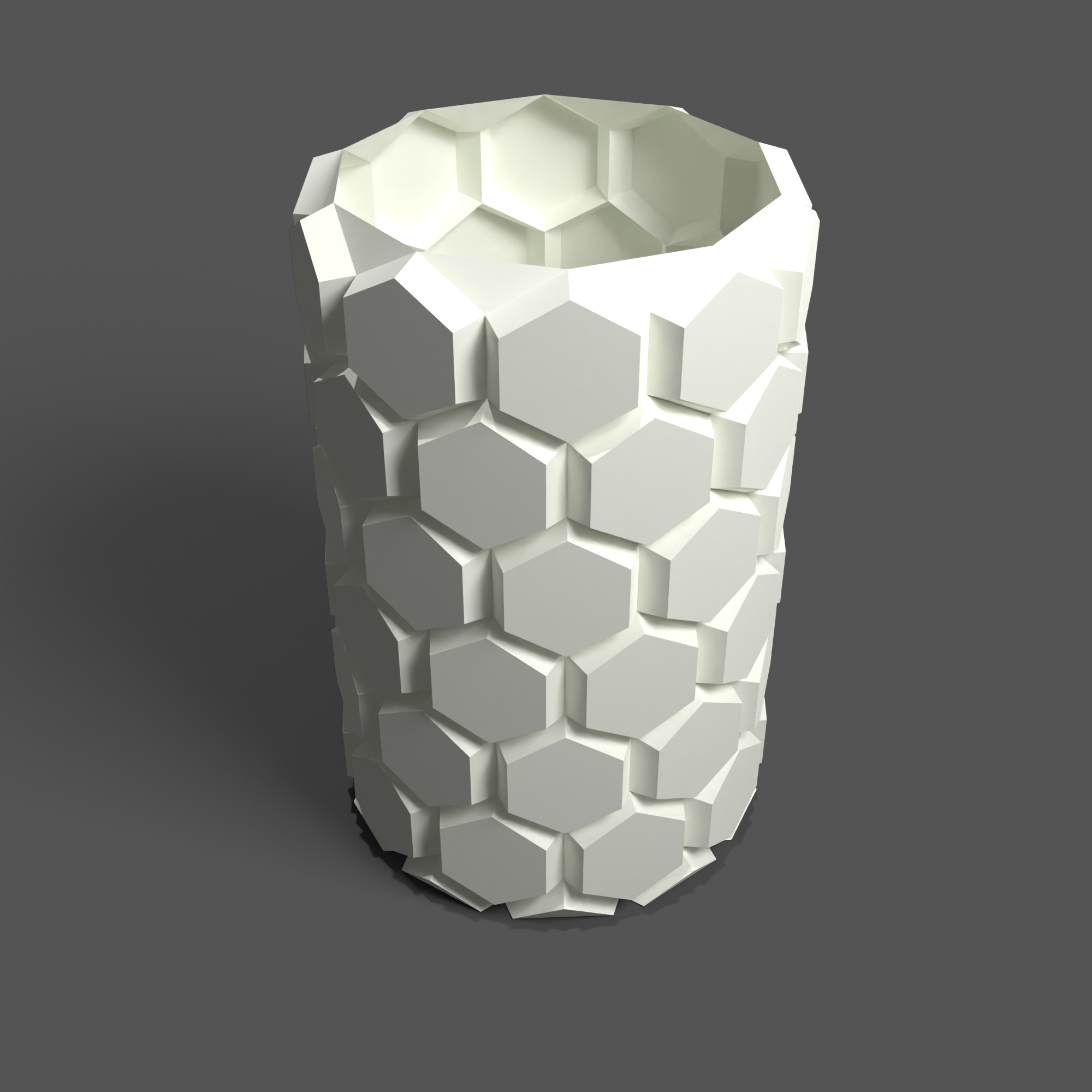 Hexagon vase