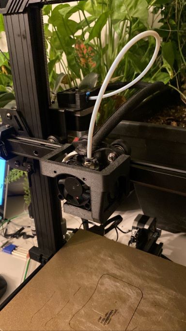 Upgraded fan duct (exposed print head setup) for Anycubic Kobra Go
