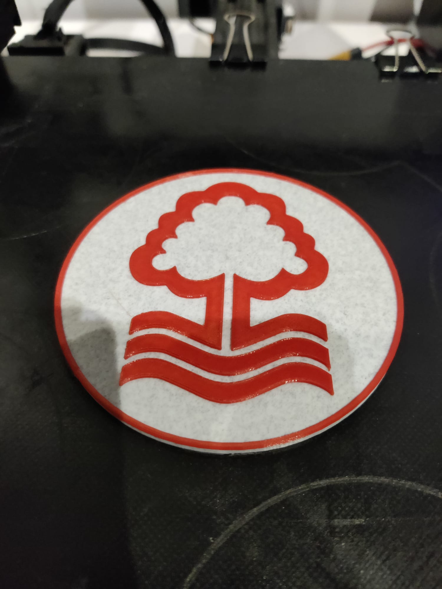 Nottingham Forest logo coaster