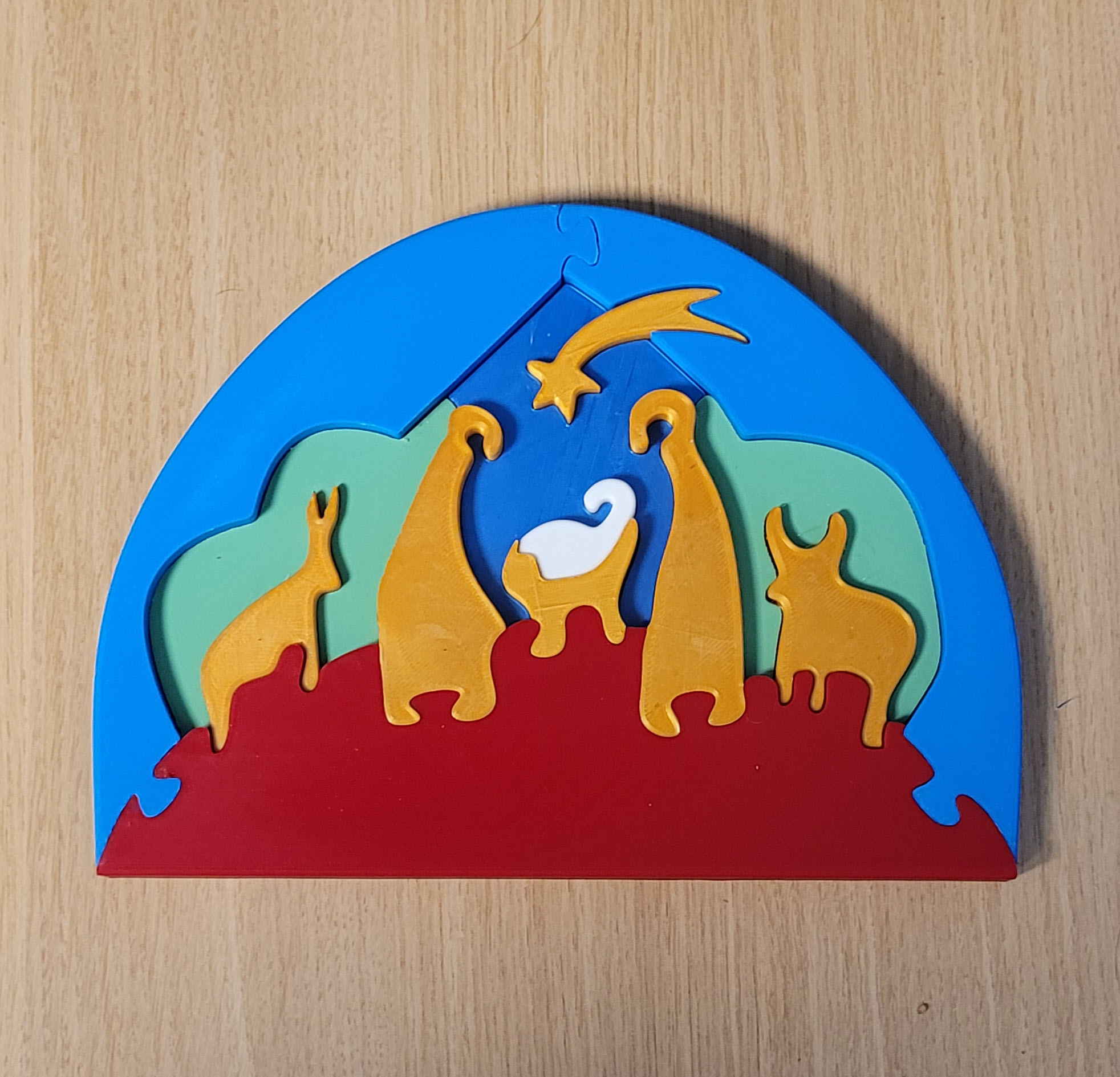 Nativity Cutout Puzzle