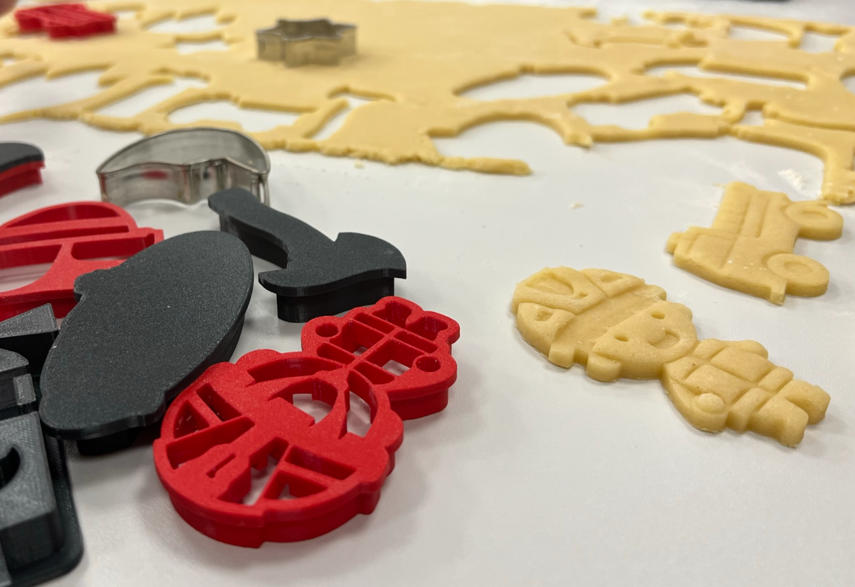Firefighter Cookie Cutter with easy pushout