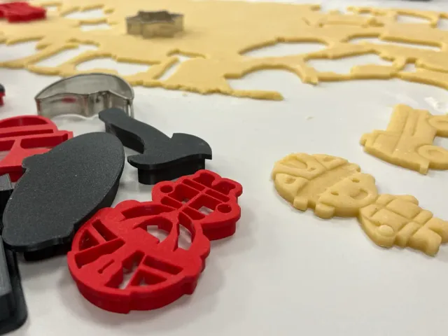 Firefighter Cookie Cutter with easy pushout