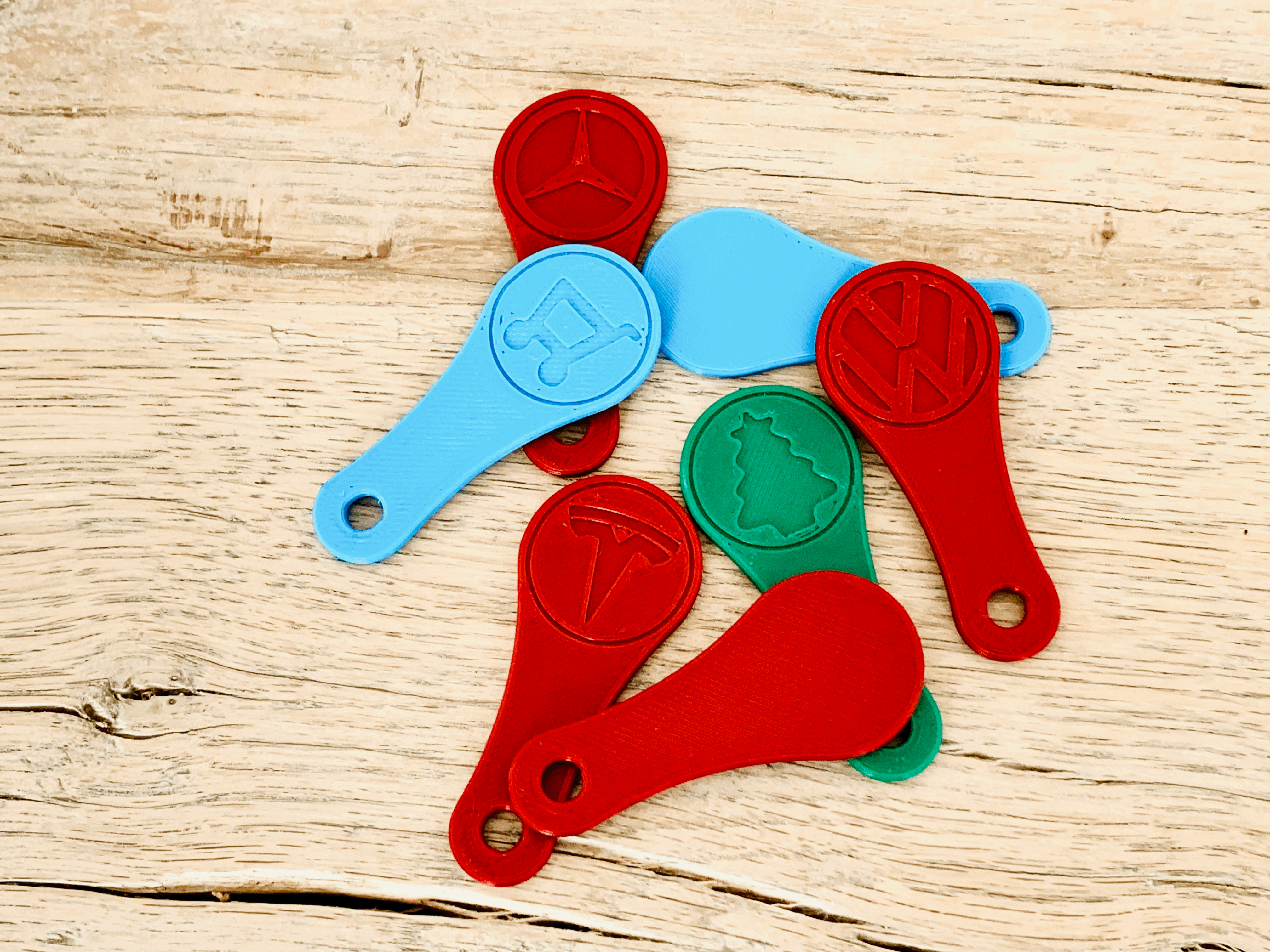 Removable shopping cart token with icons