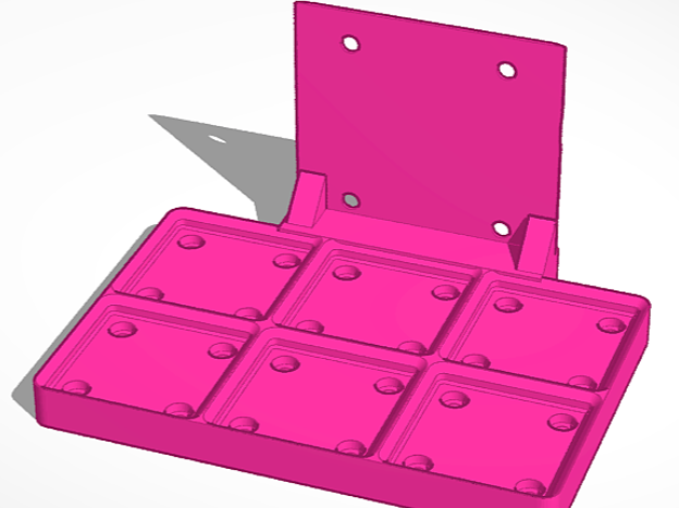 2x3 Gridfinity Skadis Reinforced Baseplate