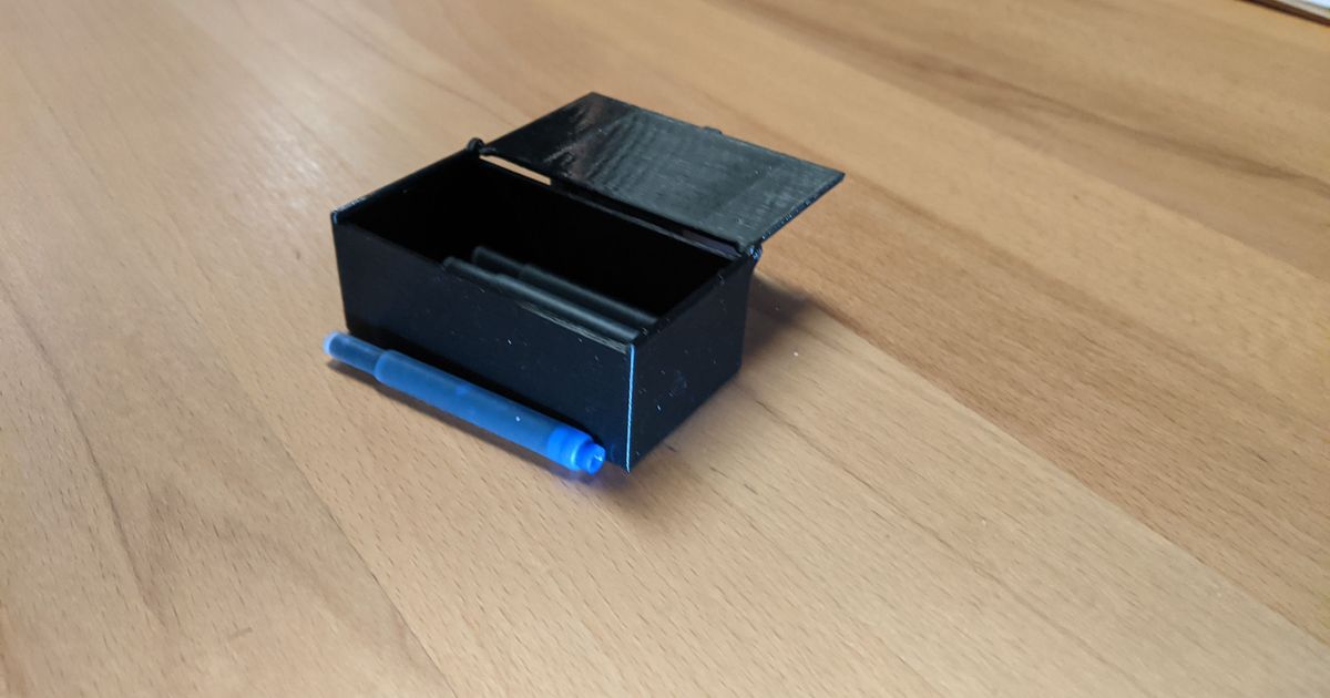 Tin for Lamy ink cartridges by Flo12 Download free STL model