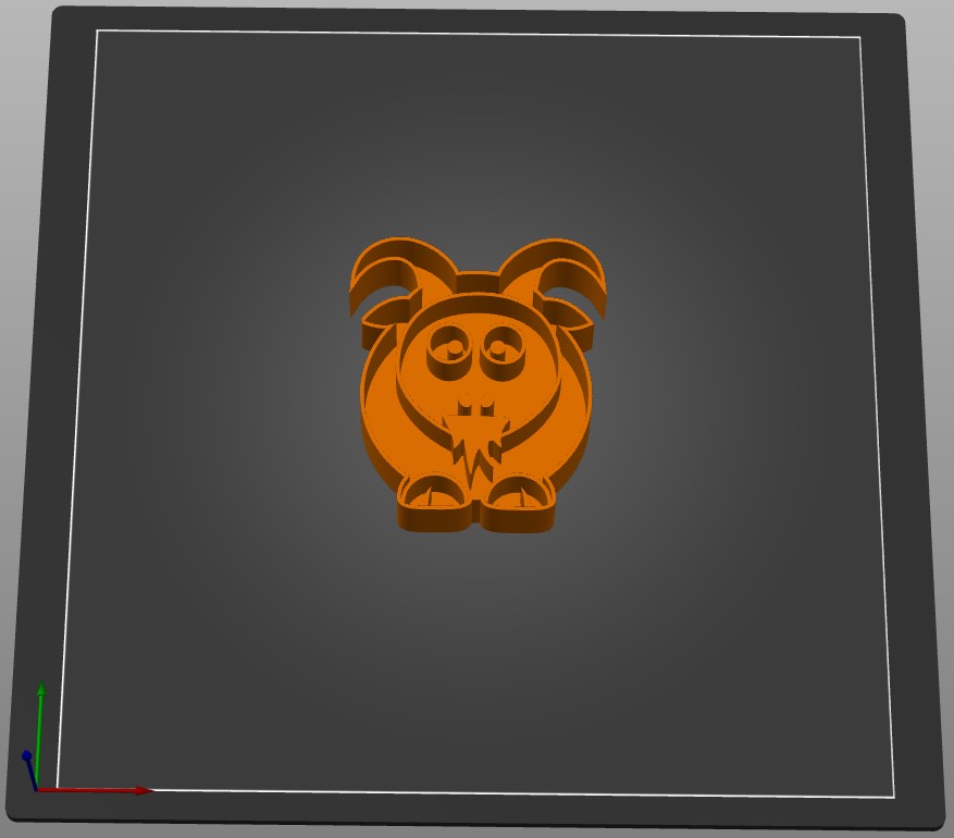 cookie cutter goat