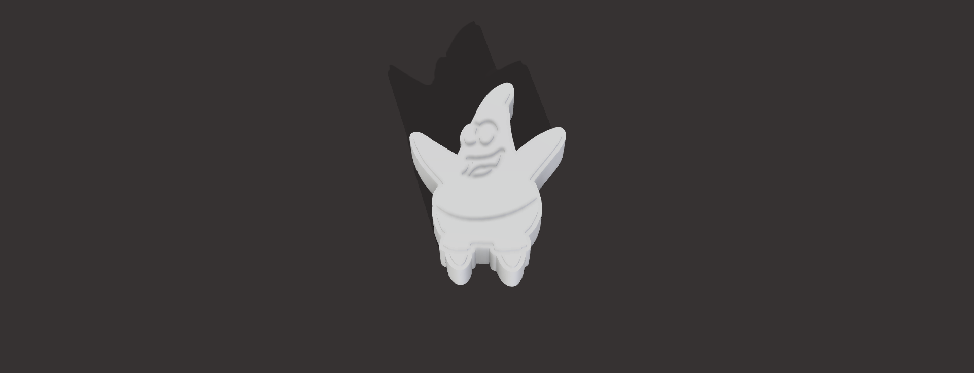 Miniatura 2 do modelo 3D Patrick Star - Cookie Cutter
