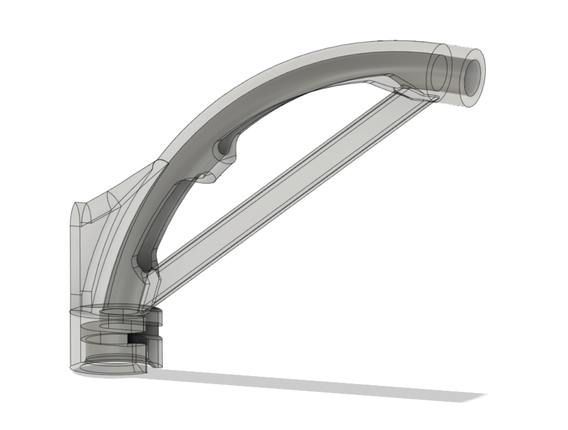 X1 / P1P PTFE Tube Guide to fix loading issues - best of both worlds by  Adam L | Download free STL model | Printables.com