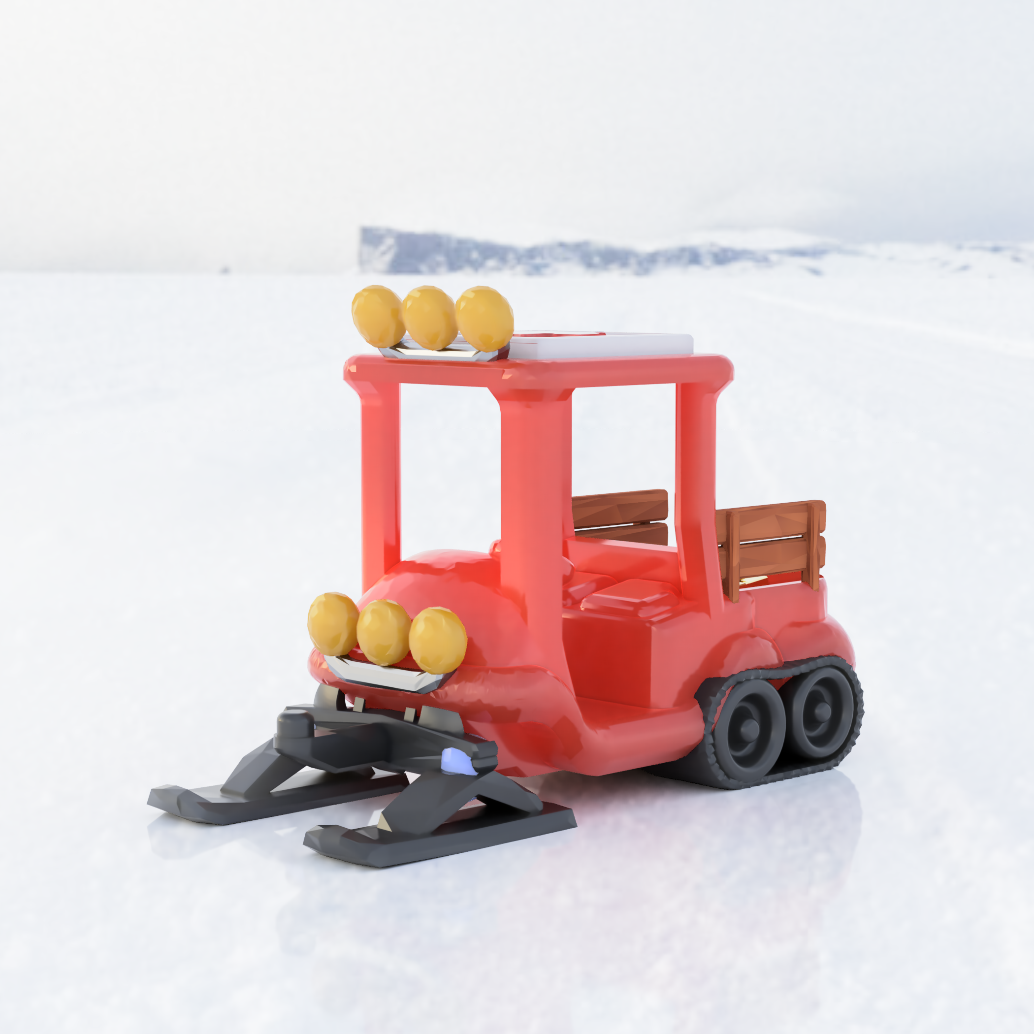 E3D SnowMoBenchy -V2 !