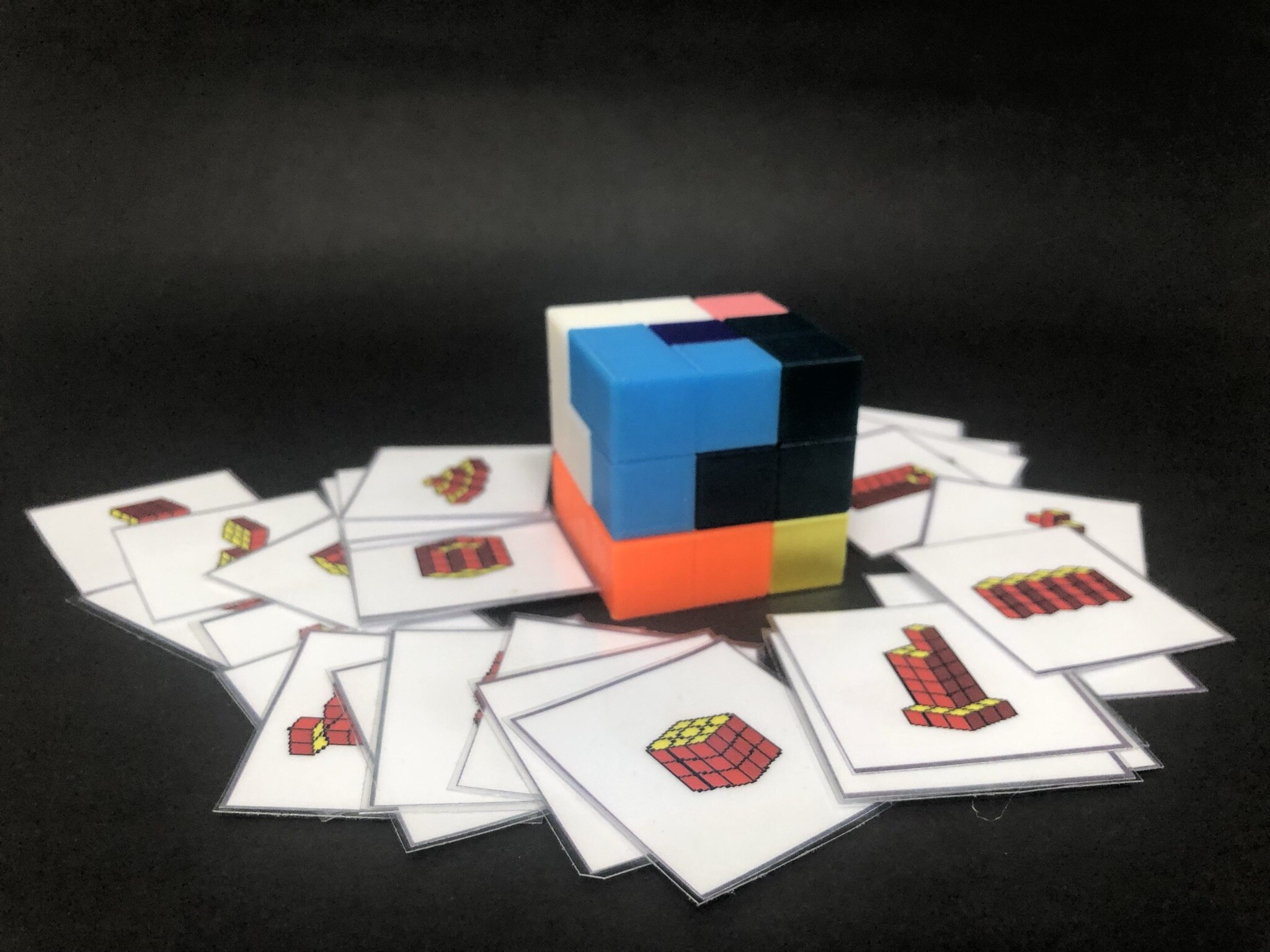 Miniatura 3 do modelo 3D Soma cube BOX _ Resize