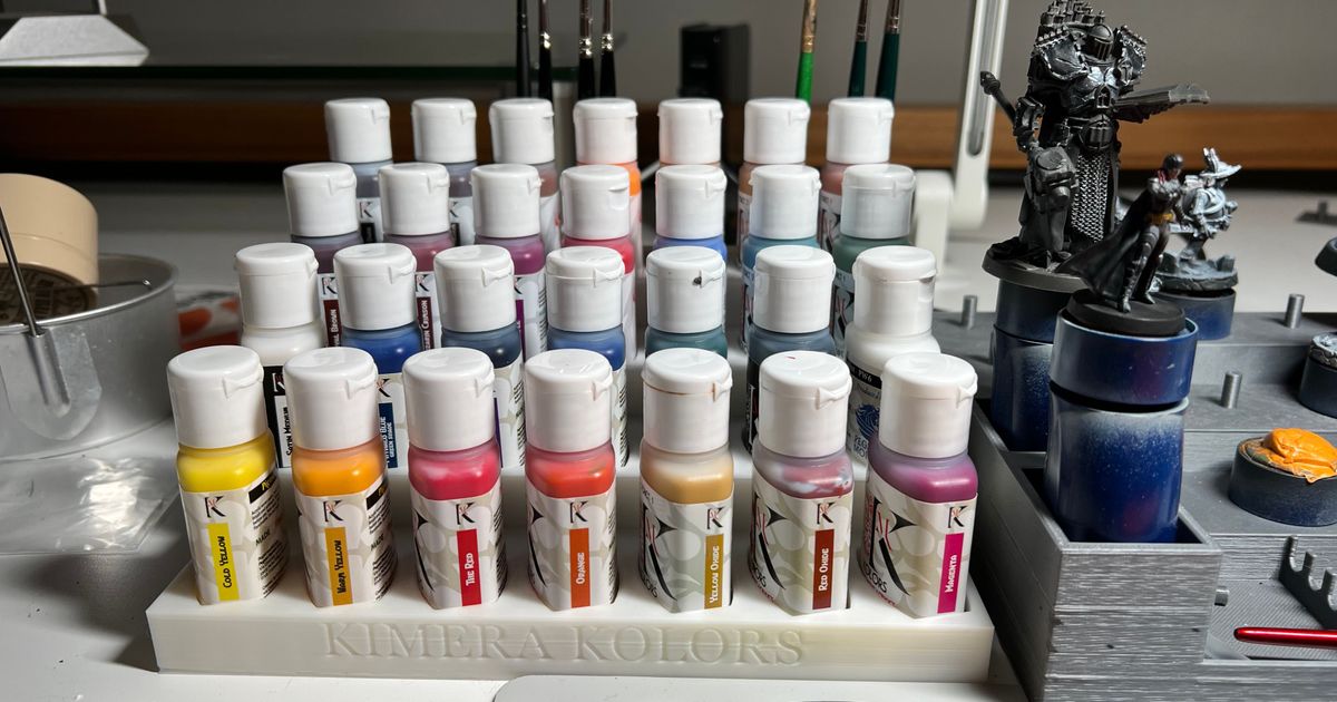 Kimera Paint Racks by Kit Strong Download free STL model