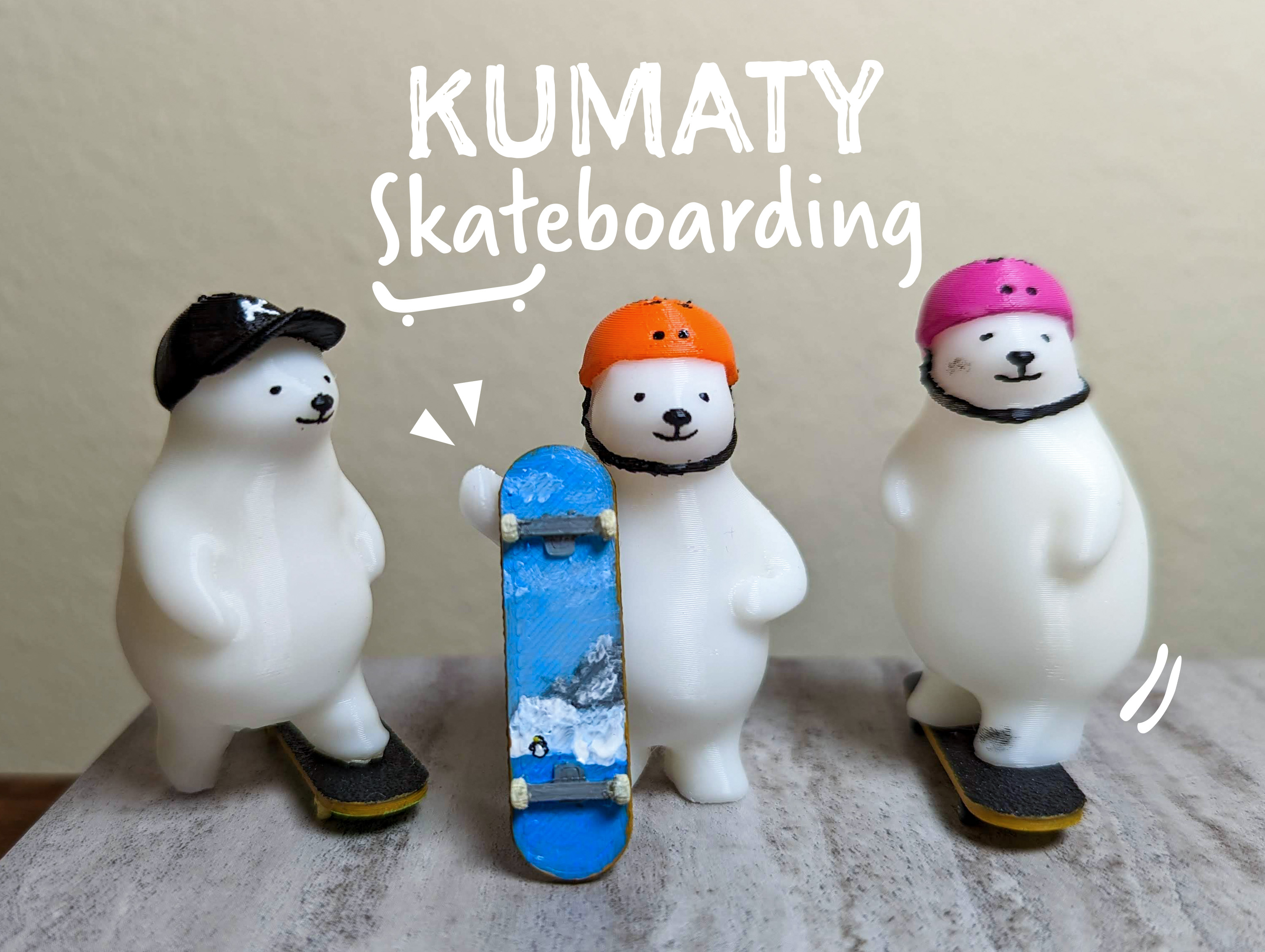 KUMATY : Skateboarding Polar Bear