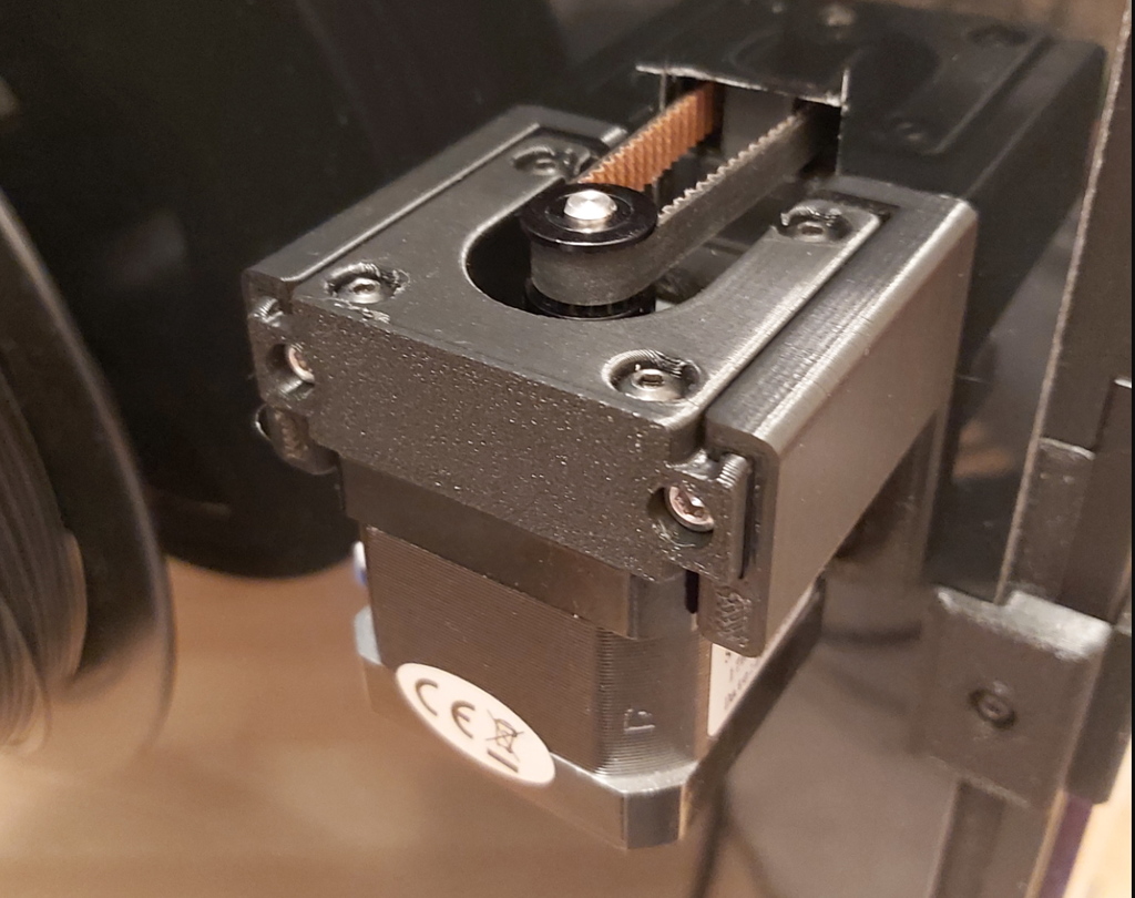 Stepper motor belt store