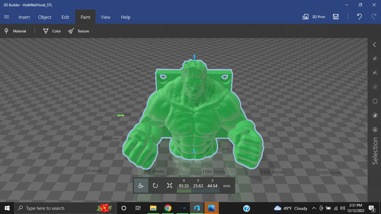 Hulk Wall Hanger