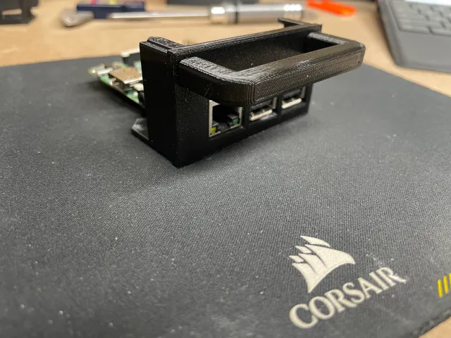 Handle for 1U Raspberry Pi Rack with Moduler trays