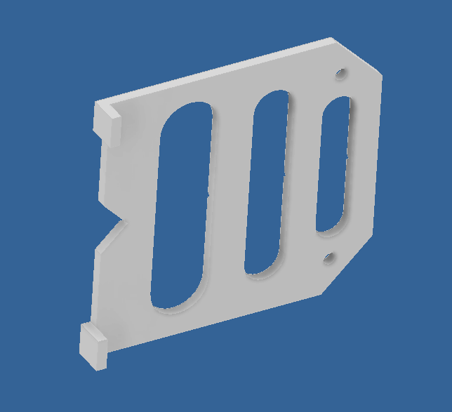 IKEA billy bookcase doorhinge mount template