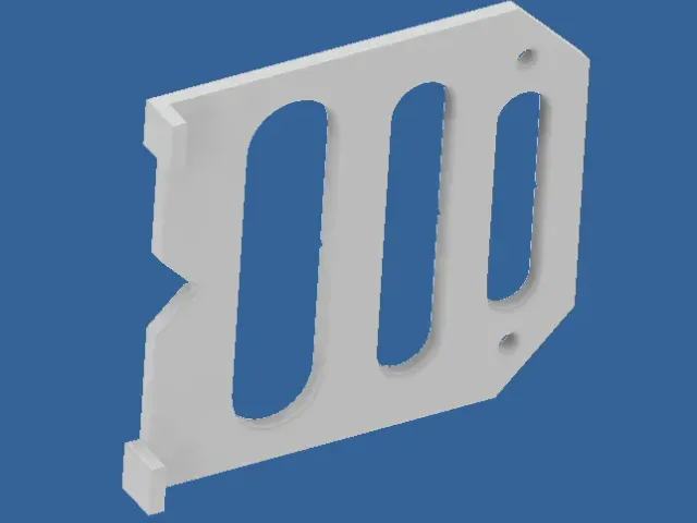IKEA billy bookcase doorhinge mount template