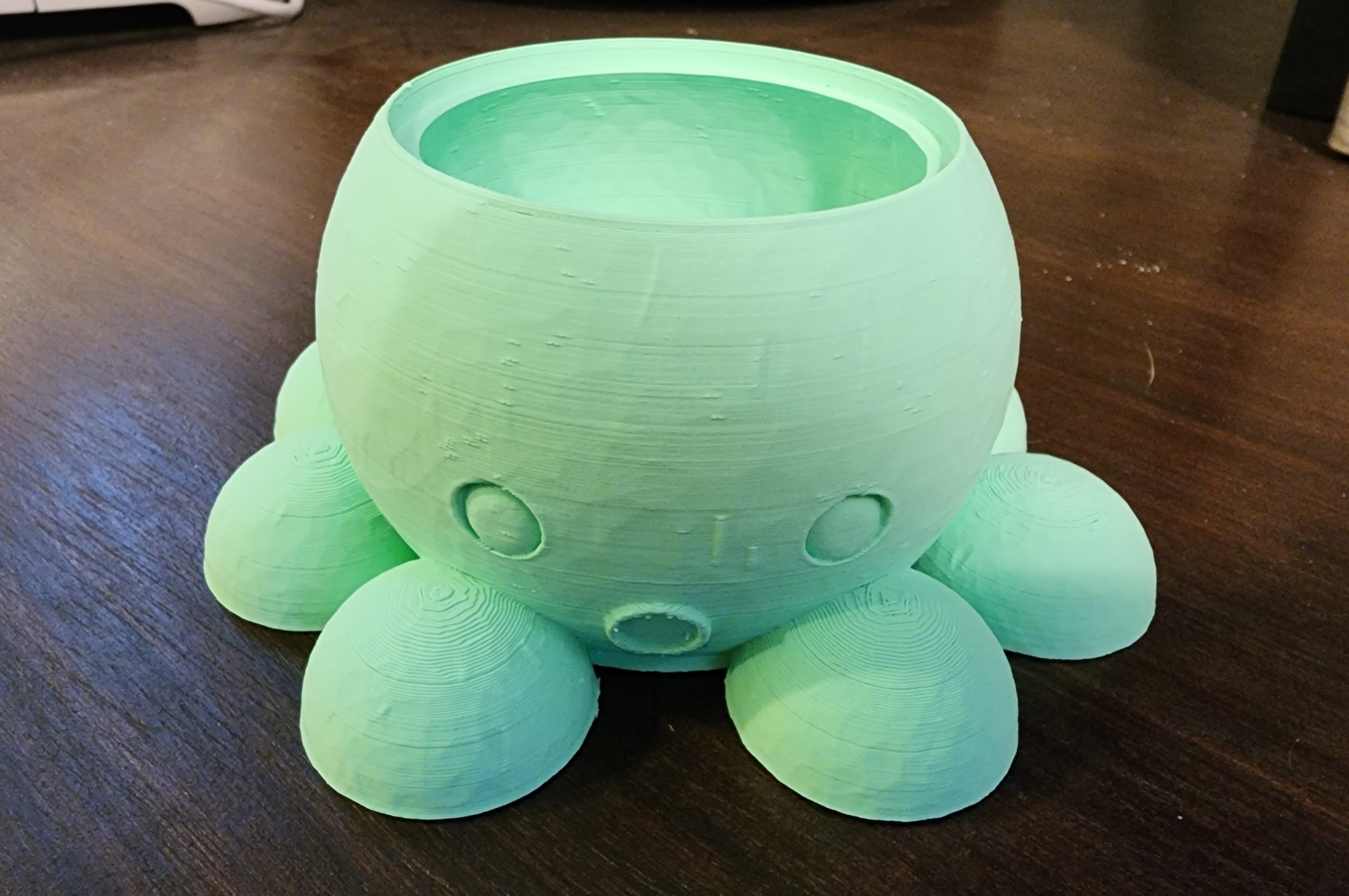 Octopus Planter Full sized and "better eyes"