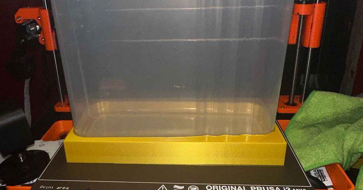 Cereal Container mount (filament dry box) by Stacks215 Download free