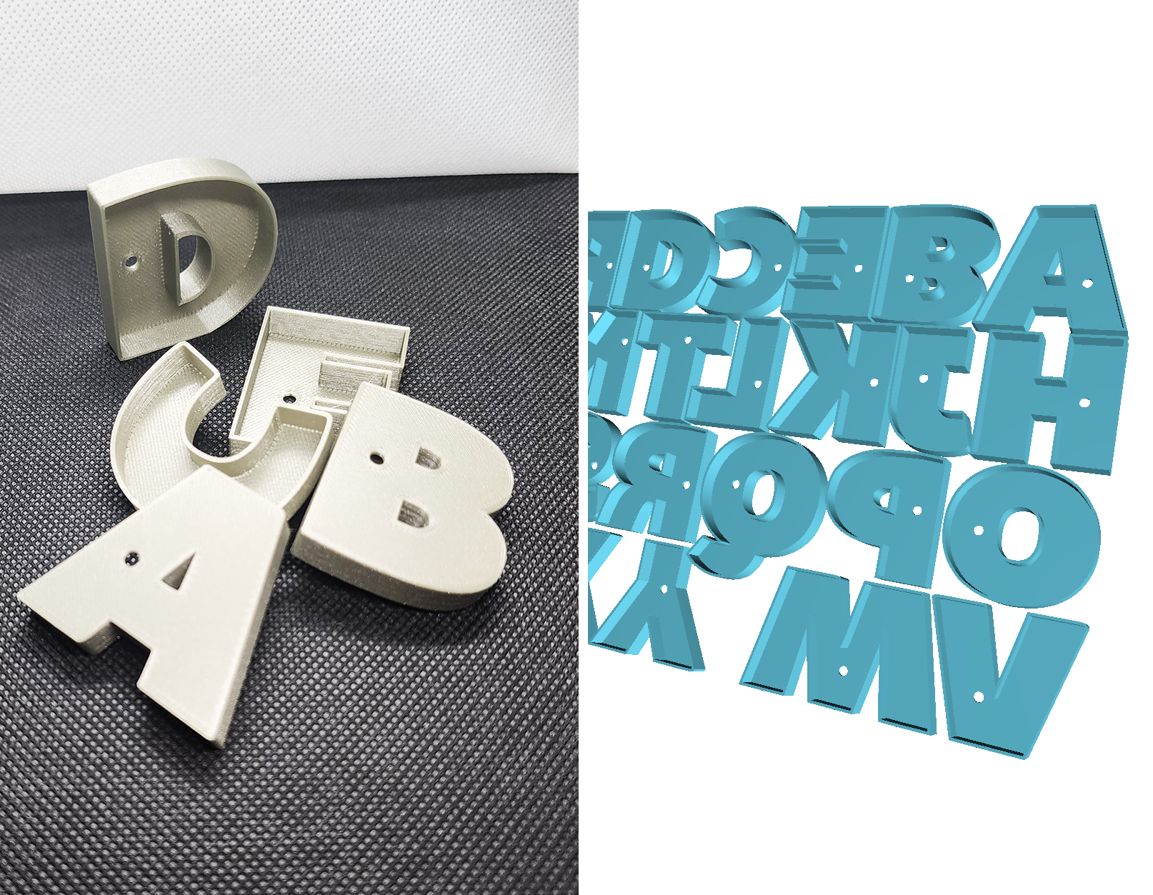 Full Alphabet Cookie Cutter Set