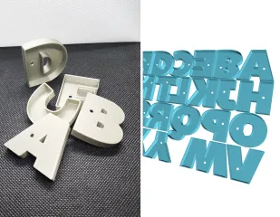 3D file Letter Cutters 3 🔧・3D printable model to download・Cults