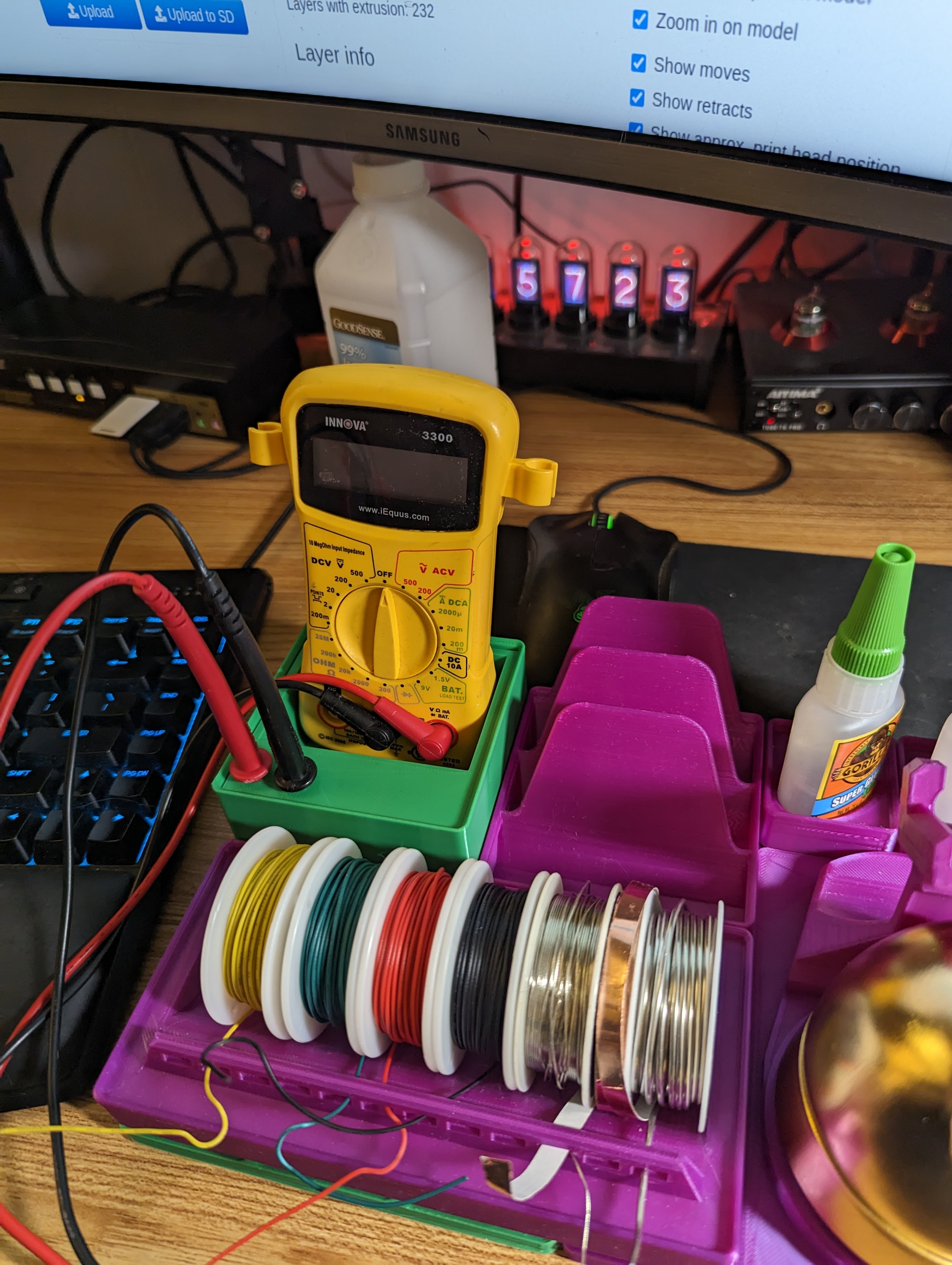 Gridfinity 2x2 MultiMeter Holder