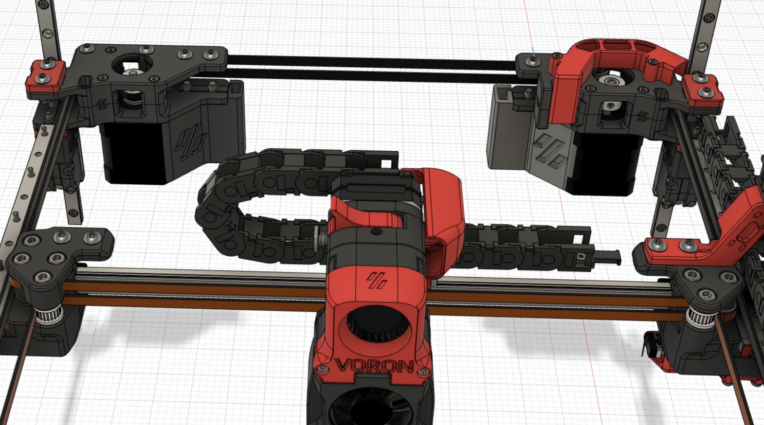 Voron 2.4r2 AB drive wire cover