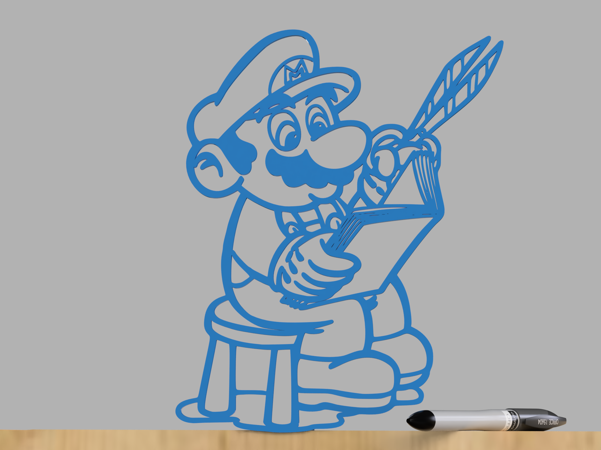 Mario scrapbooking