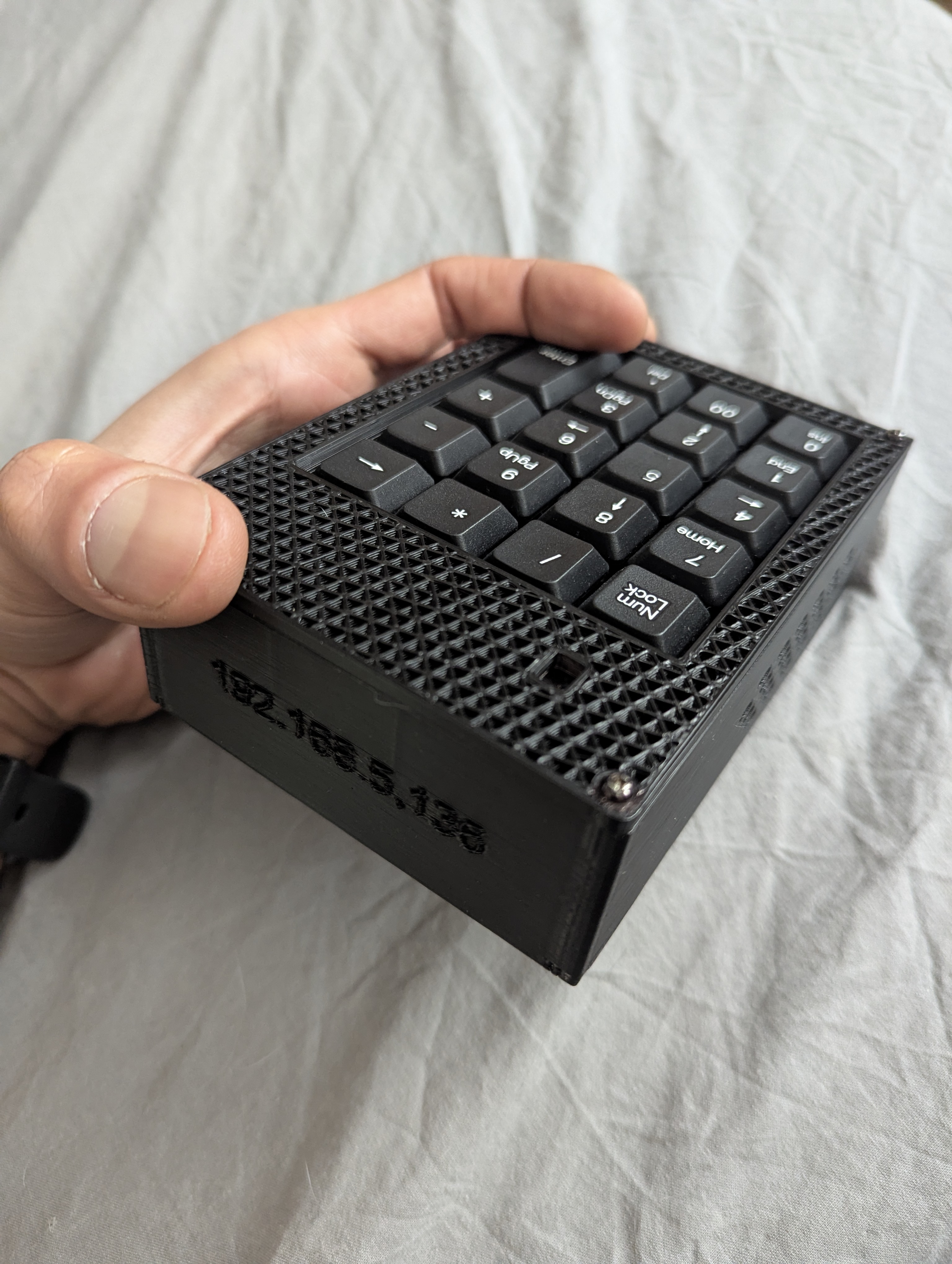 case for raspberry pi 3 and numpad