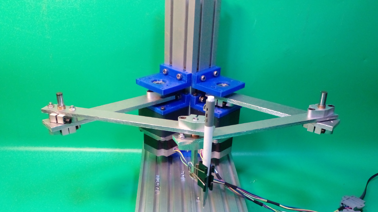 DIY Scara Robot Homemade Parallel Dual Arm Robotic Acrylic 3D Printer