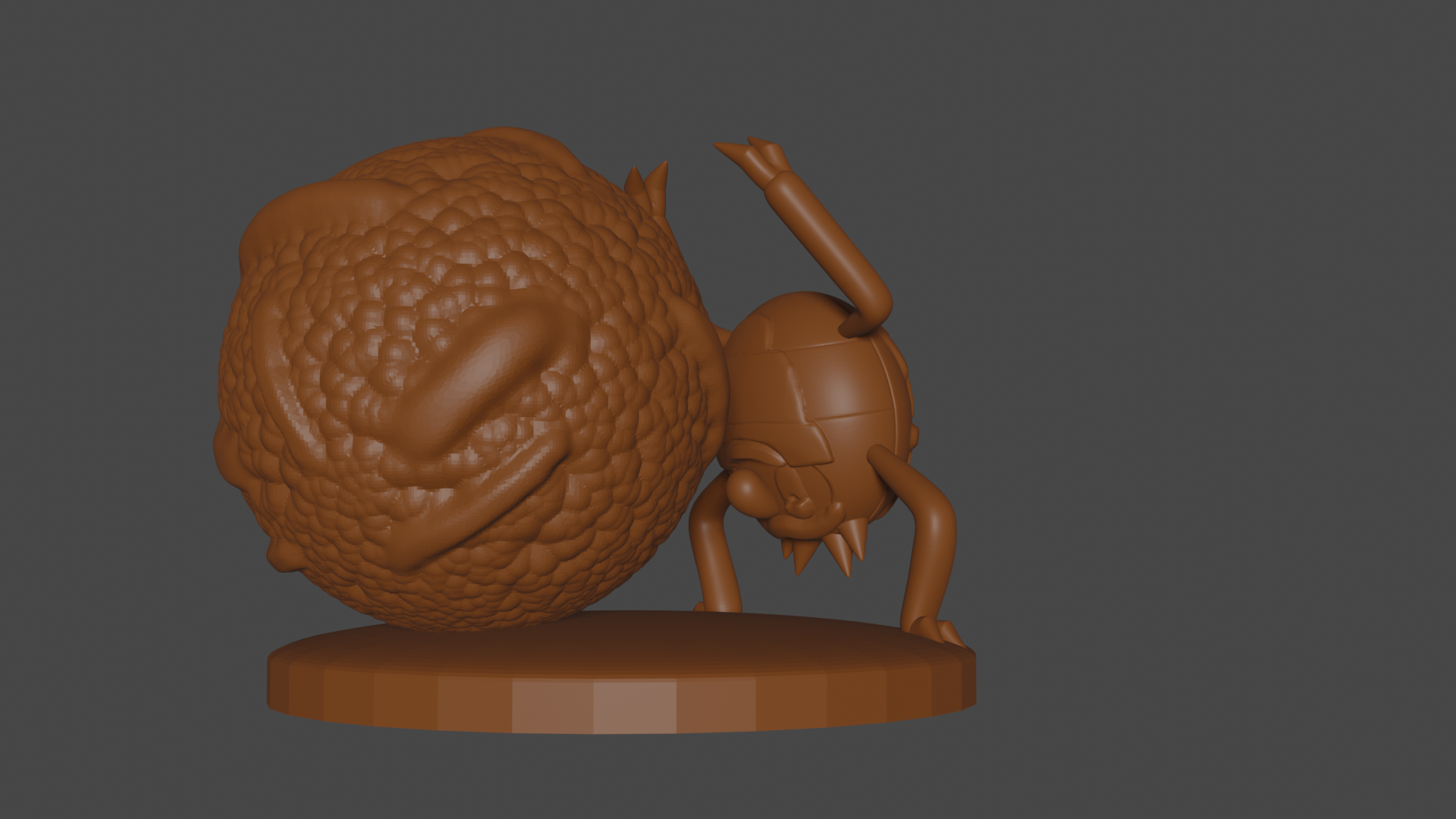 Pokemon inspired, Rellor, Tabletop DnD miniature