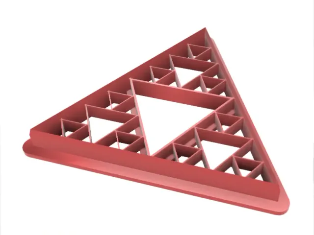 Sierpinski Triangle Cookie Cutter