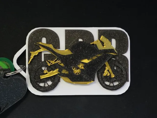 Motorbike Keychain