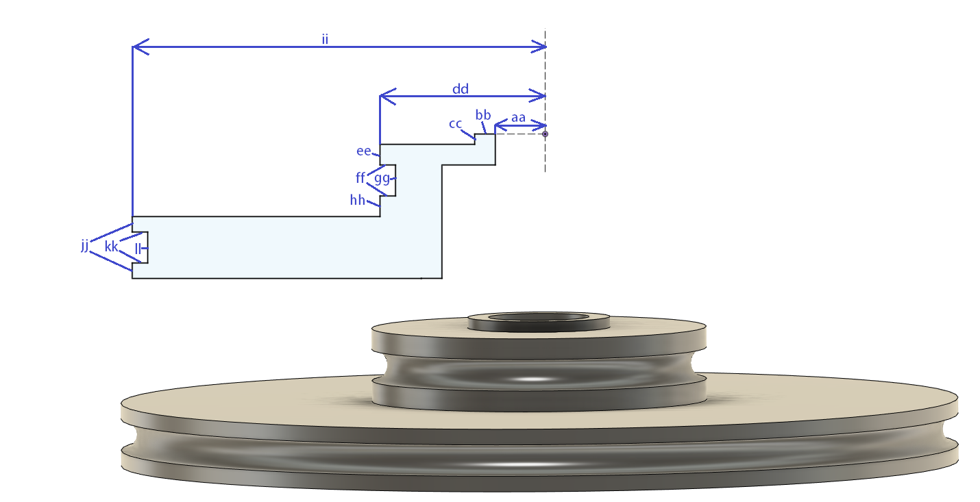 Parameterized Bobbin Generator