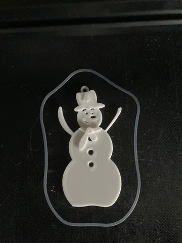 Oscar the snowman ornament