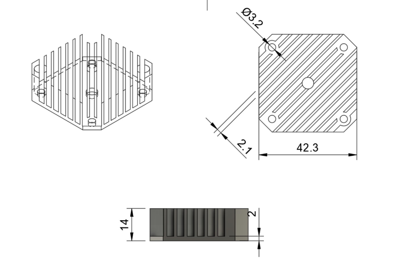 Nema 17 Radiator / Heat Sink od autora Seriosha | Stáhněte si zdarma ...