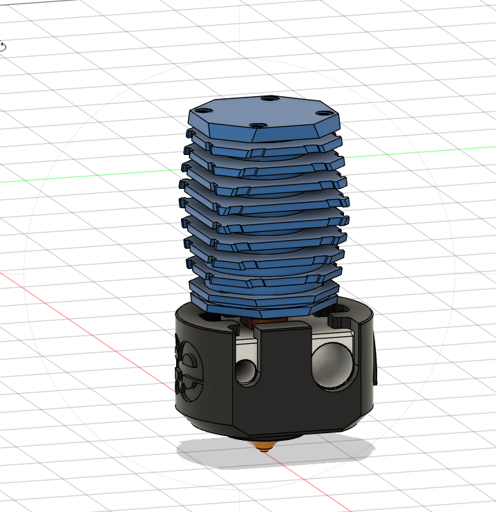 Dragonfly BMO hotend without adapter by Peter | Download free STL model ...