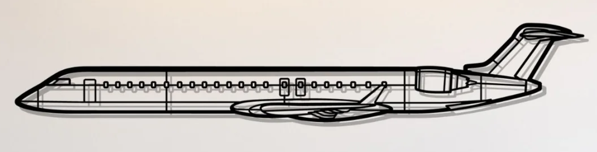 Bombardier CRJ-900 Wall Art