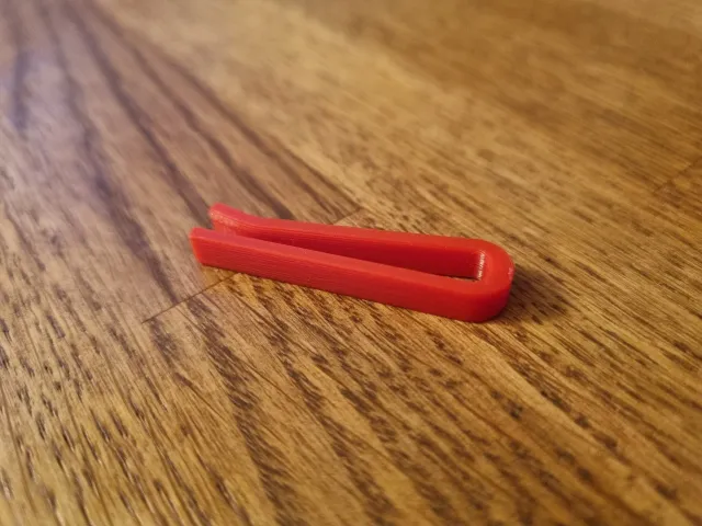 Tie clip 35 mm