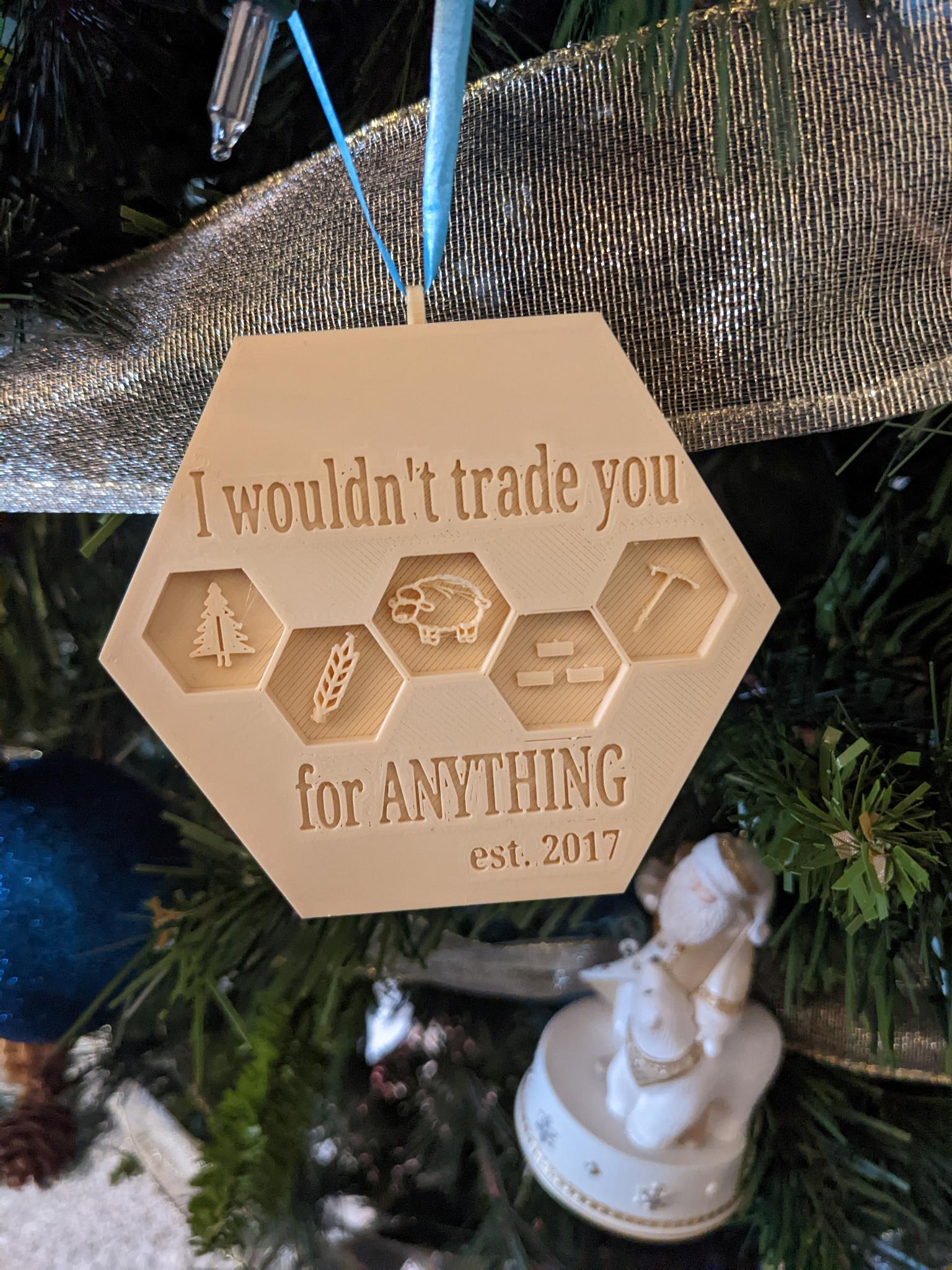 Catan Christmas Ornament