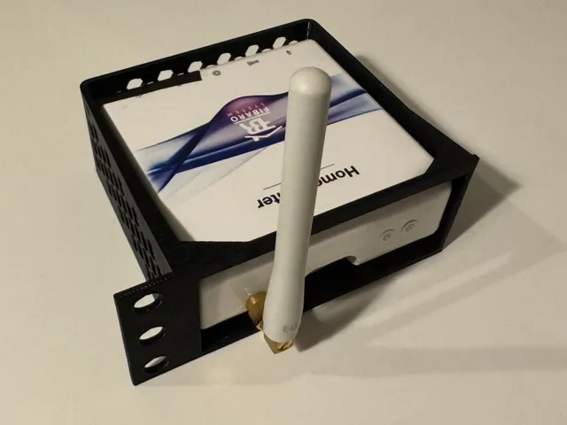Rack mount for a FIBARO Home Center Lite
