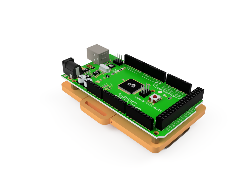 Arduino Mega DIN rail mount por KaosuNeko | Descargar modelo STL ...
