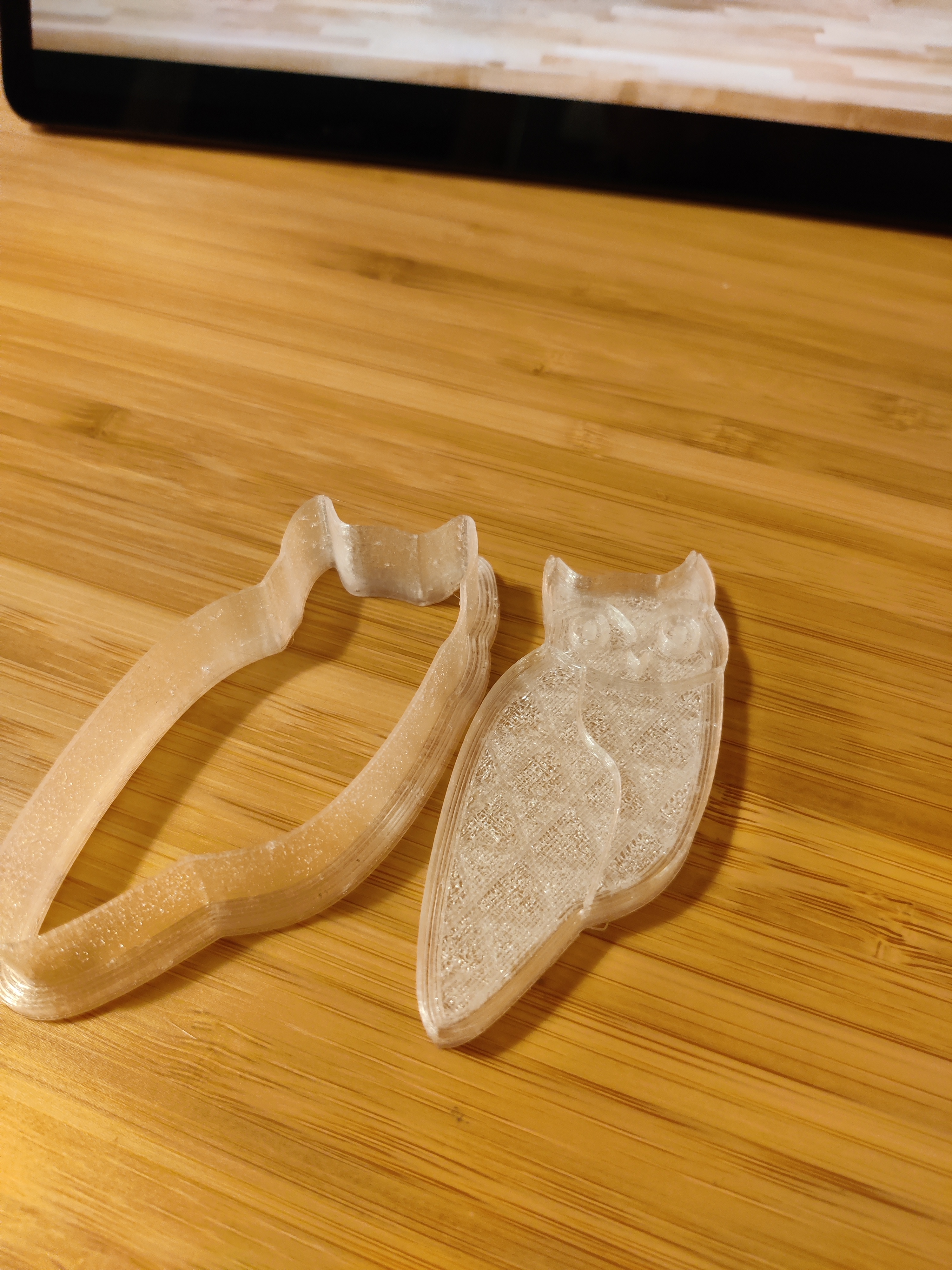 Miniatura 2 do modelo 3D Cute Owl cookie cutter