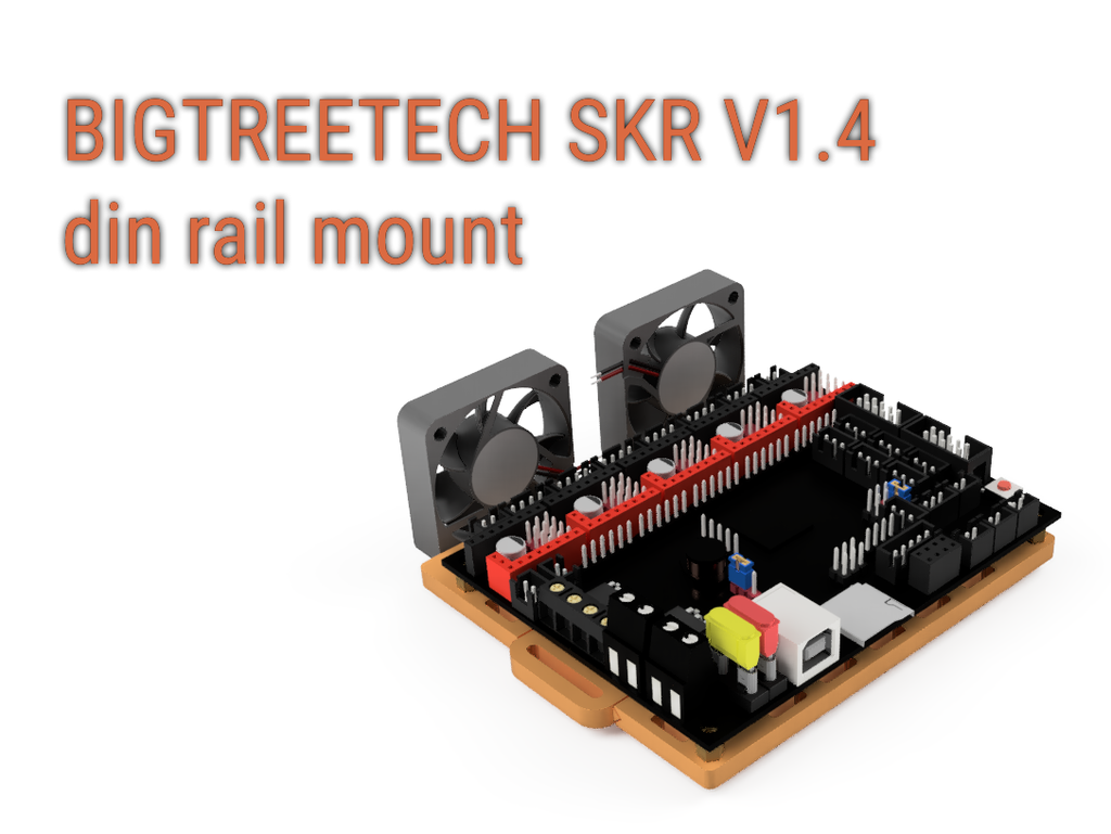 Bigtreetech skr 1 4 with 4040 cooling din mount by kaosuneko download