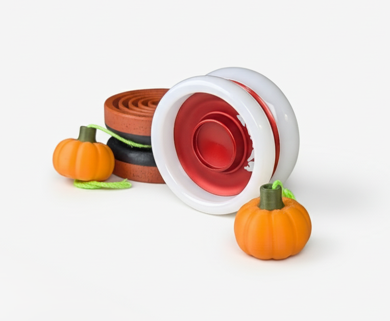 Pumpkin Yoyo Counterweight - 5A, Rounded Corners, Gachafruit Studio